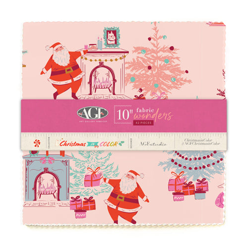 Christmas in Colour by Art Gallery Fabrics 10" Fabric Wonders