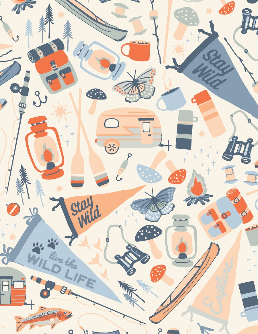 Happy Camper by Maureen Cracknell for AGF 14 Fat Quarter Bundle