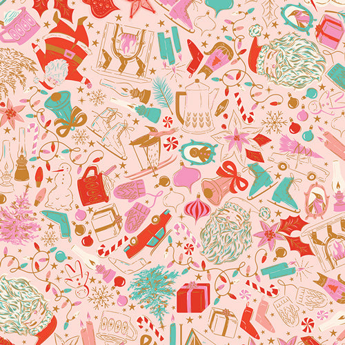 Christmas in Colour by Art Gallery Fabrics 15 Fat Quarter Bundle