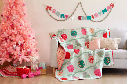 Let It Glow Quilt by A Stitch is a Stitch Quilt Co., EVERGREEN VERSION Quilt Kit
