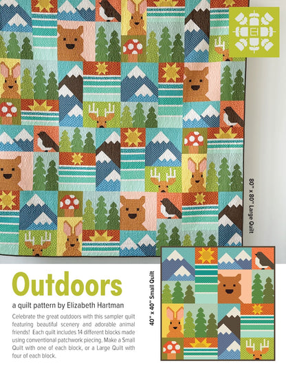 Elizabeth Hartman Outdoors Quilt Pattern Book