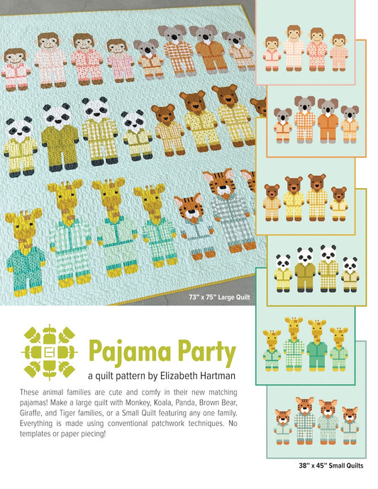 Elizabeth Hartman Pajama Party Quilt Pattern Book