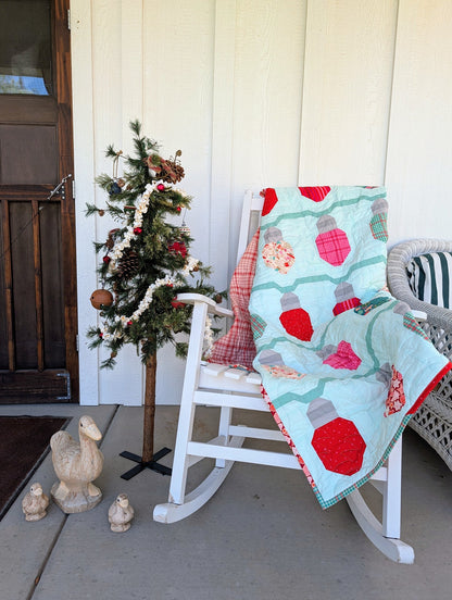 Let It Glow Quilt by A Stitch is a Stitch Quilt Co., EVERGREEN VERSION Quilt Kit