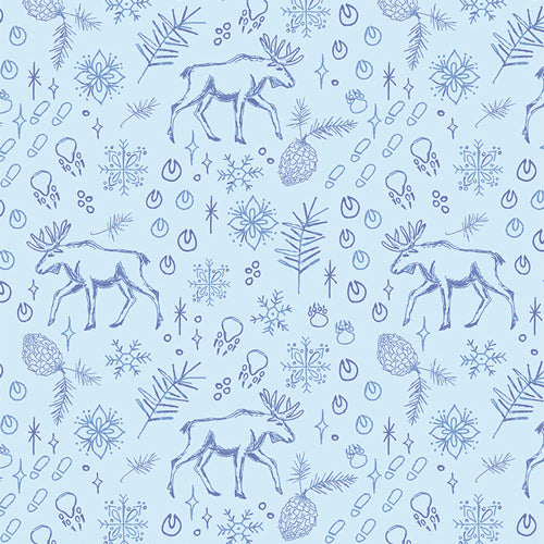 Frost & Fir by The Sewcial Bee Collective for AGF 25 Fat Quarter Bundle