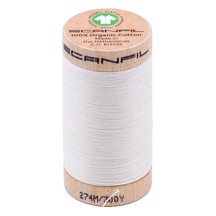 Scanfil Organic Cotton 4801 Coconut Milk 300yds