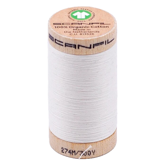 Scanfil Organic Cotton 4801 Coconut Milk 300yds