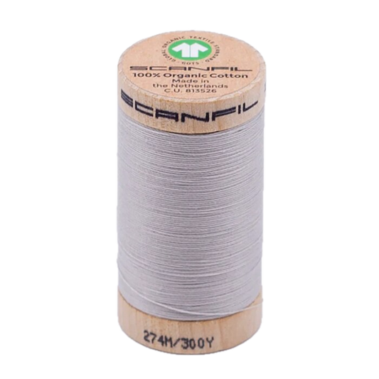 Scanfil Organic Cotton 4856 Silver Cloud 300yds