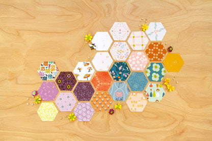 Geobloom by Sewcial bee Collective for AGF 25 Fat Quarter Bundle