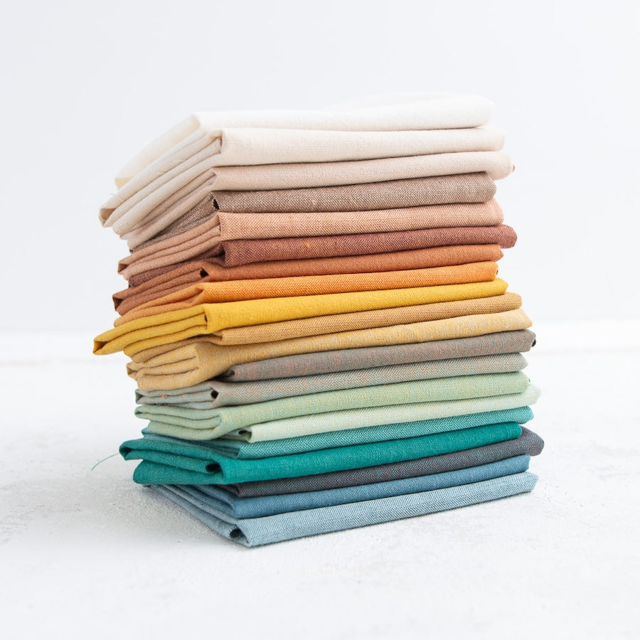 Landscape Watercolour Wovens by Fableism 20 Fat Quarter Bundle