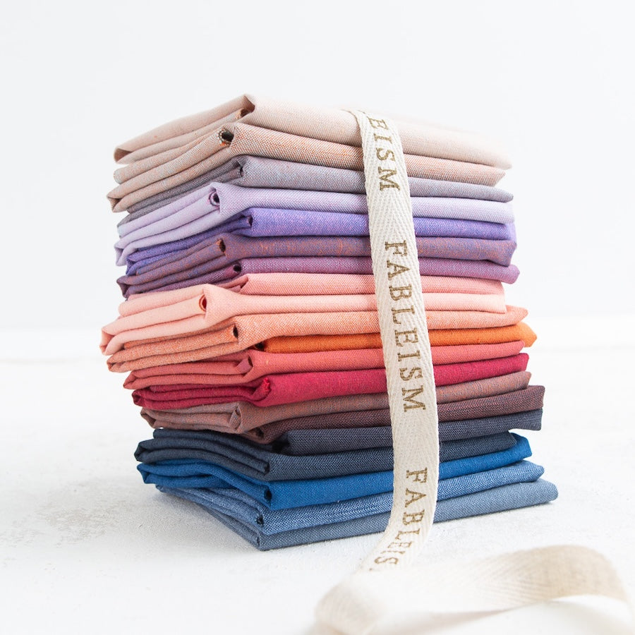 Skyscape Watercolour Wovens by Fableism 20 Fat Quarter Bundle