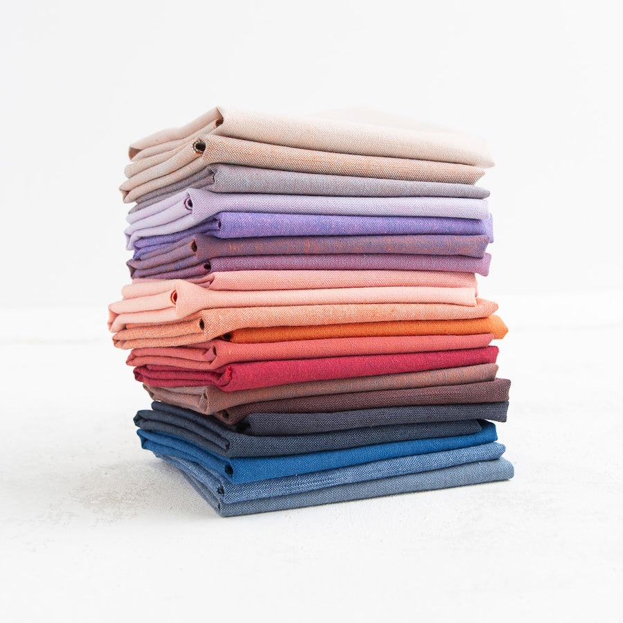 Skyscape Watercolour Wovens by Fableism 20 Fat Quarter Bundle