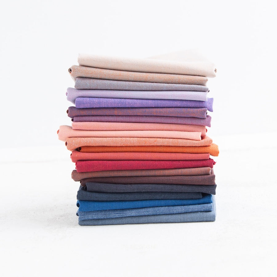 Skyscape Watercolour Wovens by Fableism 20 Fat Quarter Bundle